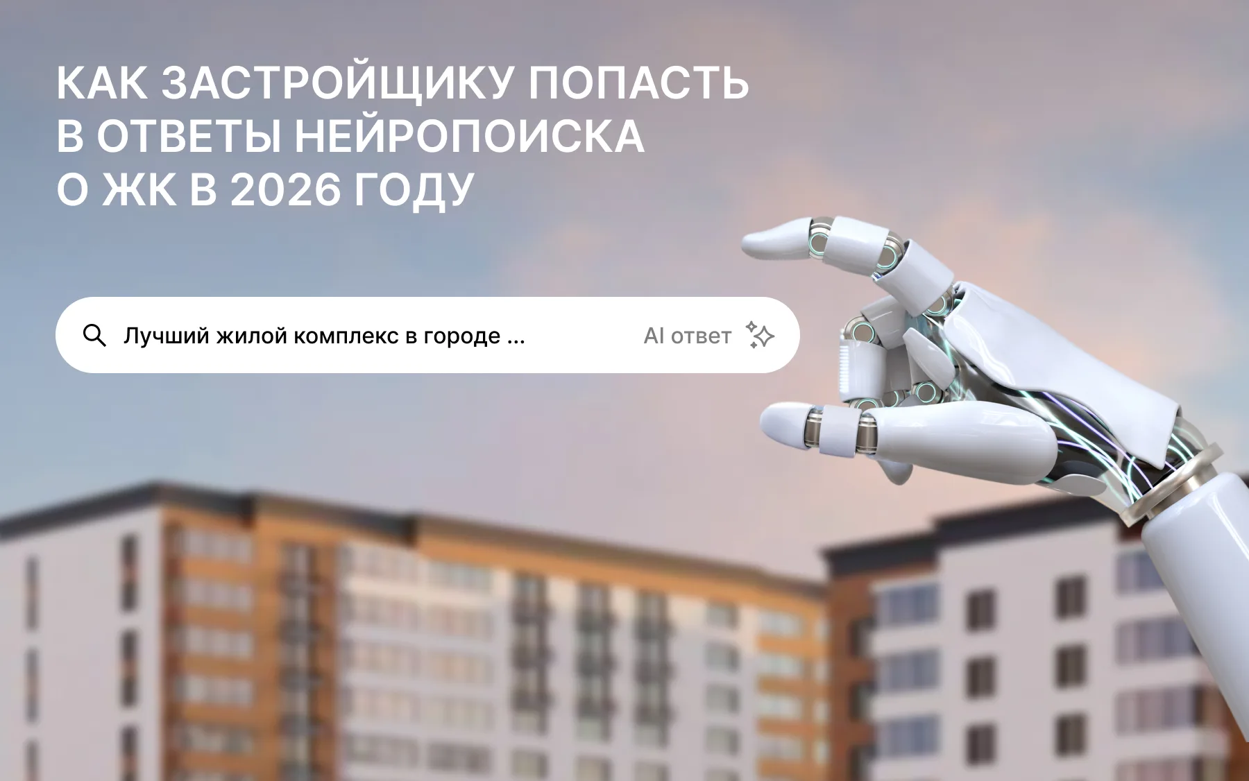 Как застройщику попасть в ответы нейропоиска о ЖК в 2026 году