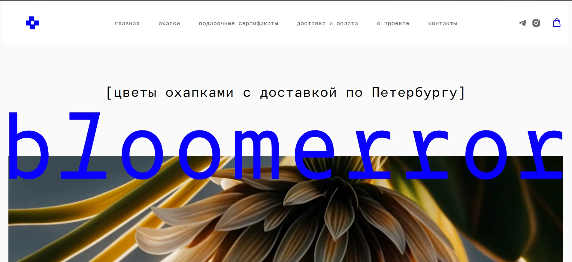 bloomerror.ru — интернет-магазин цветов